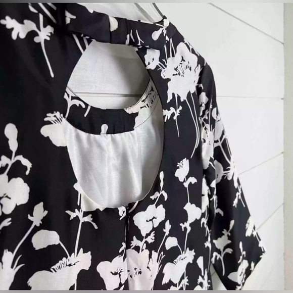 KATE SPADE X Florence Broadhurst 100% Silk Dorothy Floral Shift Dress size 8 - Picture 5 of 6